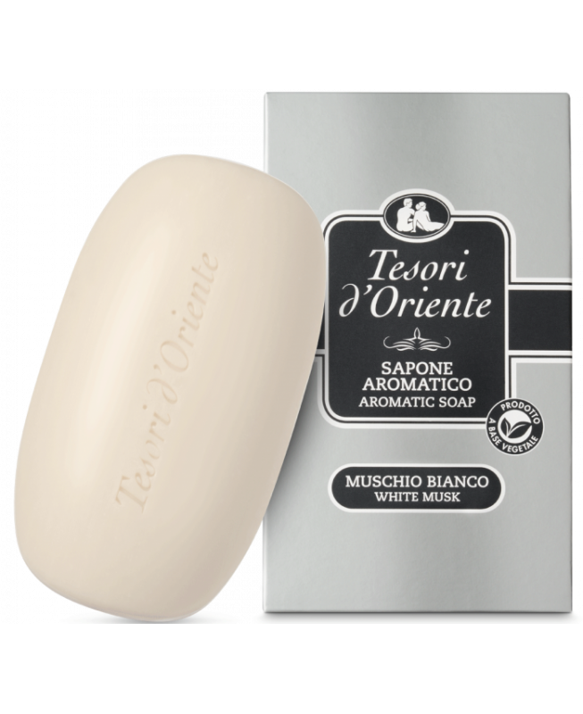 TESORI D&#39;ORIENTE SAPONE 125GR MUSCHIO BIANCO
