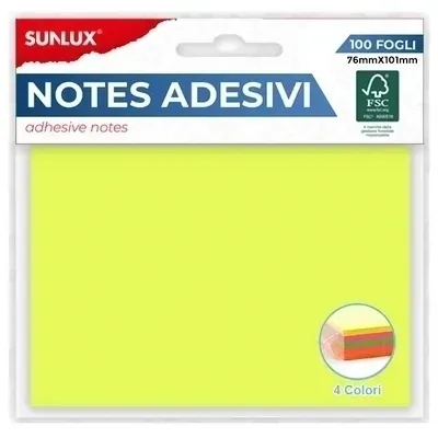 NOTES ADESIVI 100FG 76X101MM