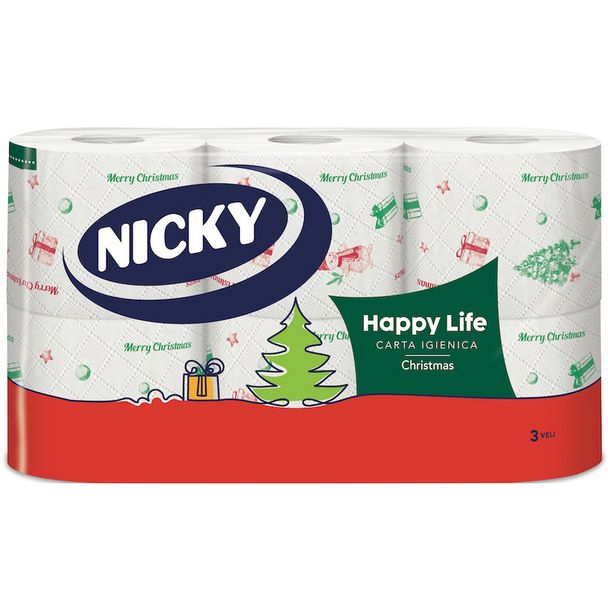 NICKY C.IGIENICA HAPPY CHRISTMAS 3V 6ROT