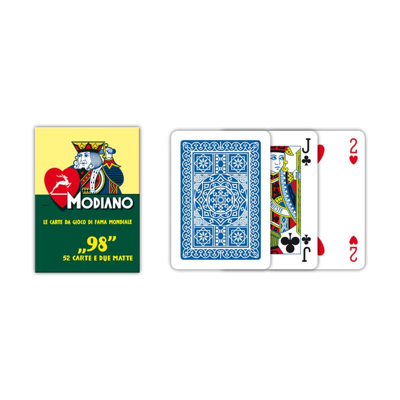 CARTE MODIANO POKER BLU