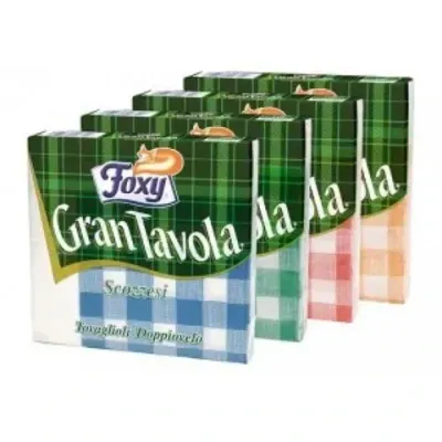 FOXY TOVAGLIOLI SCOZZESE 33X33 DOPPIO V