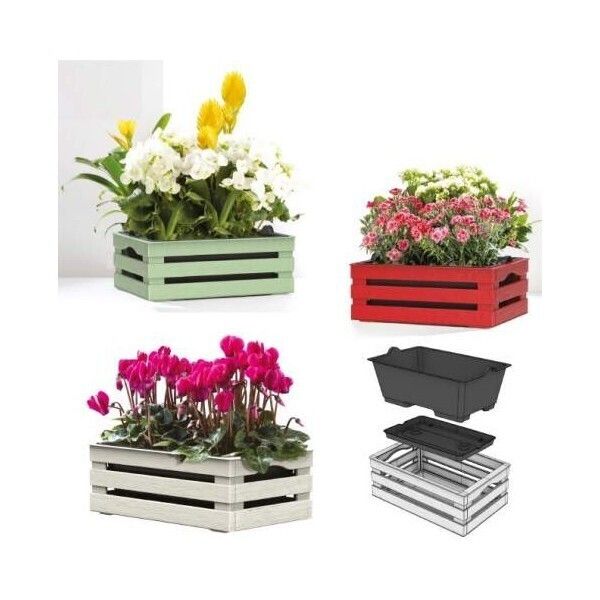 CASSETTINA TINA FLOWER 31X25 H13 CM