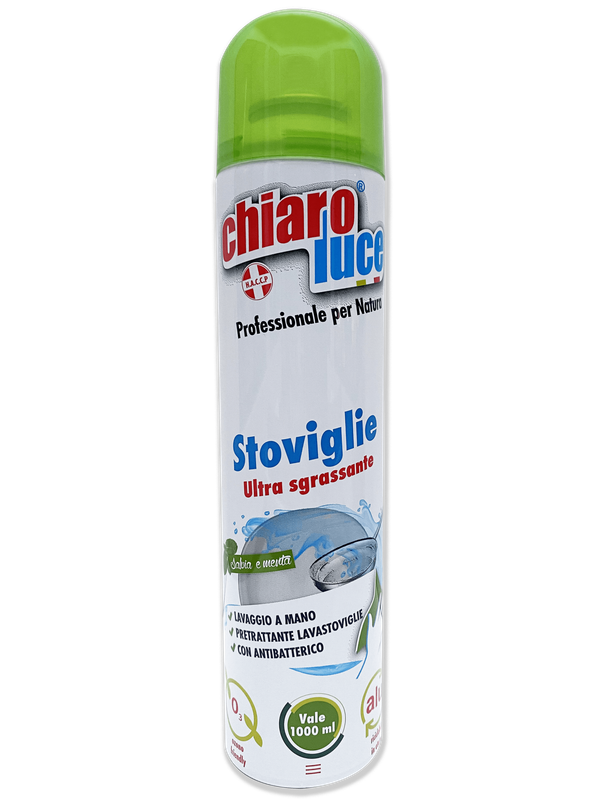 CHIARO LUCE DET.PIATTI CONC.300ML MENTA