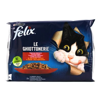 FELIX GHIOTTONERIE GR100X4 MANZO POLLO