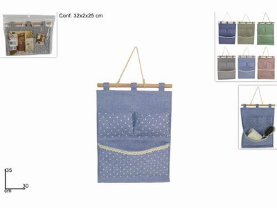 APPEN.BAGNO TESSUTO 3 POSTI 35X30CM