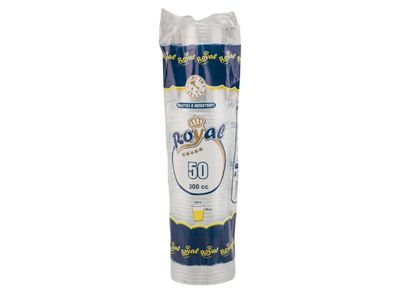 BICCHIERI TRASPARENTI 300CC 50PZ