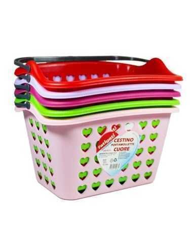 CESTINO PORTAMOLLETTE CUORE