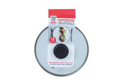 COPERCHIO VETRO CM 18
