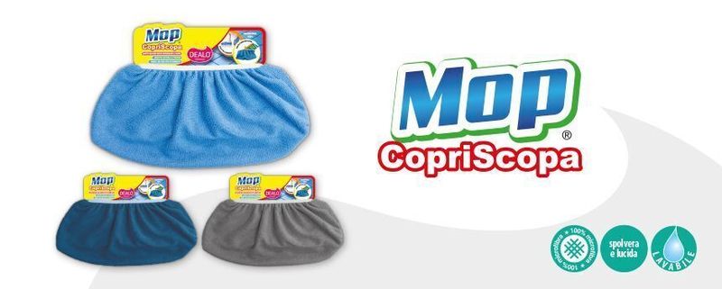 DEALO MOP COPRISCOPA MICROFIBRA 35CM.
