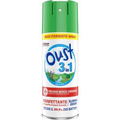 OUST DEO SPRAY 3IN1 400ML OPEN AIR
