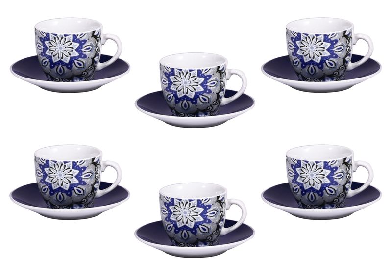 TAZZA CAFFE&#39; SOLE BLU CONF.8 90CC