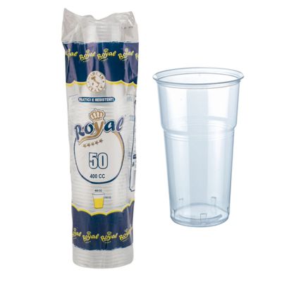 MAJOR BICCHIERI ACQUA 400cc PZ.50 TRASP.