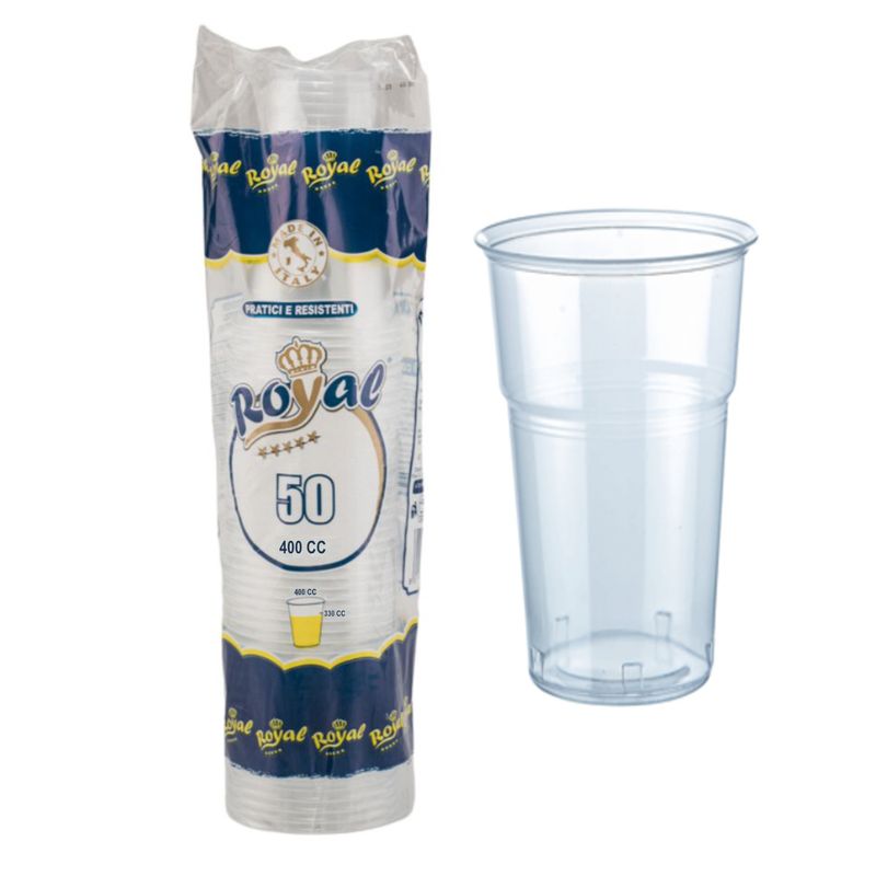 MAJOR BICCHIERI ACQUA 400cc PZ.50 TRASP.