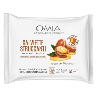 OMIA SALVIETTE STRUCCANTI 20PZ ARGAN DEL MAROCCO