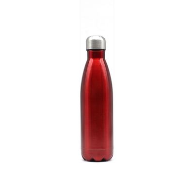 BORRACCIA TERMICA 500ML ACCIAIO COL. ROSSO