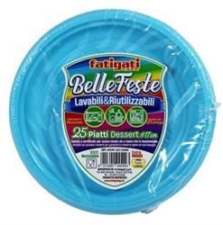PIATTI FRUTTA RIUTILIZZABILI PZ25 AZZURRI