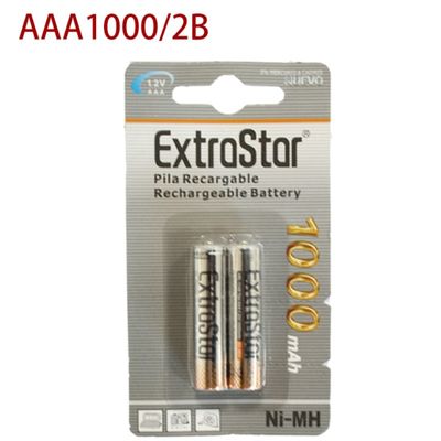 EXTRASTAR PILA RICARICABILE AA 1200MAH 2PZ