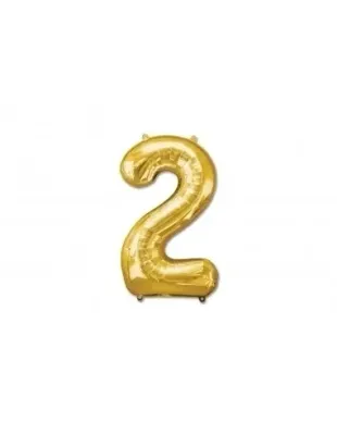 PALLONCINO METAL ORO 100CM N 2