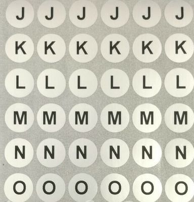 LETTERE ADESIVE 8X10MM 10 FOGLI