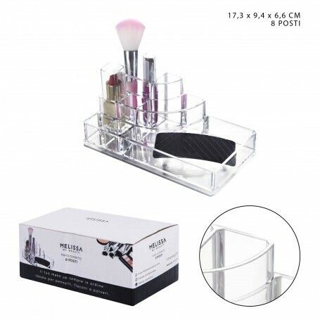 PORTACOSMETICI  8 POSTI 3X9,4X6,6CM