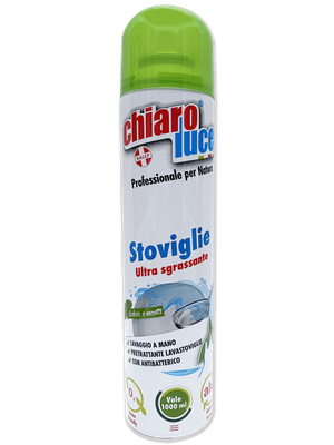 CHIARO LUCE DET.PIATTI CONC.300ML MENTA