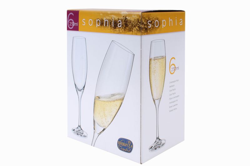 CALICE FLUTE SOPHIA 230ML PZ6