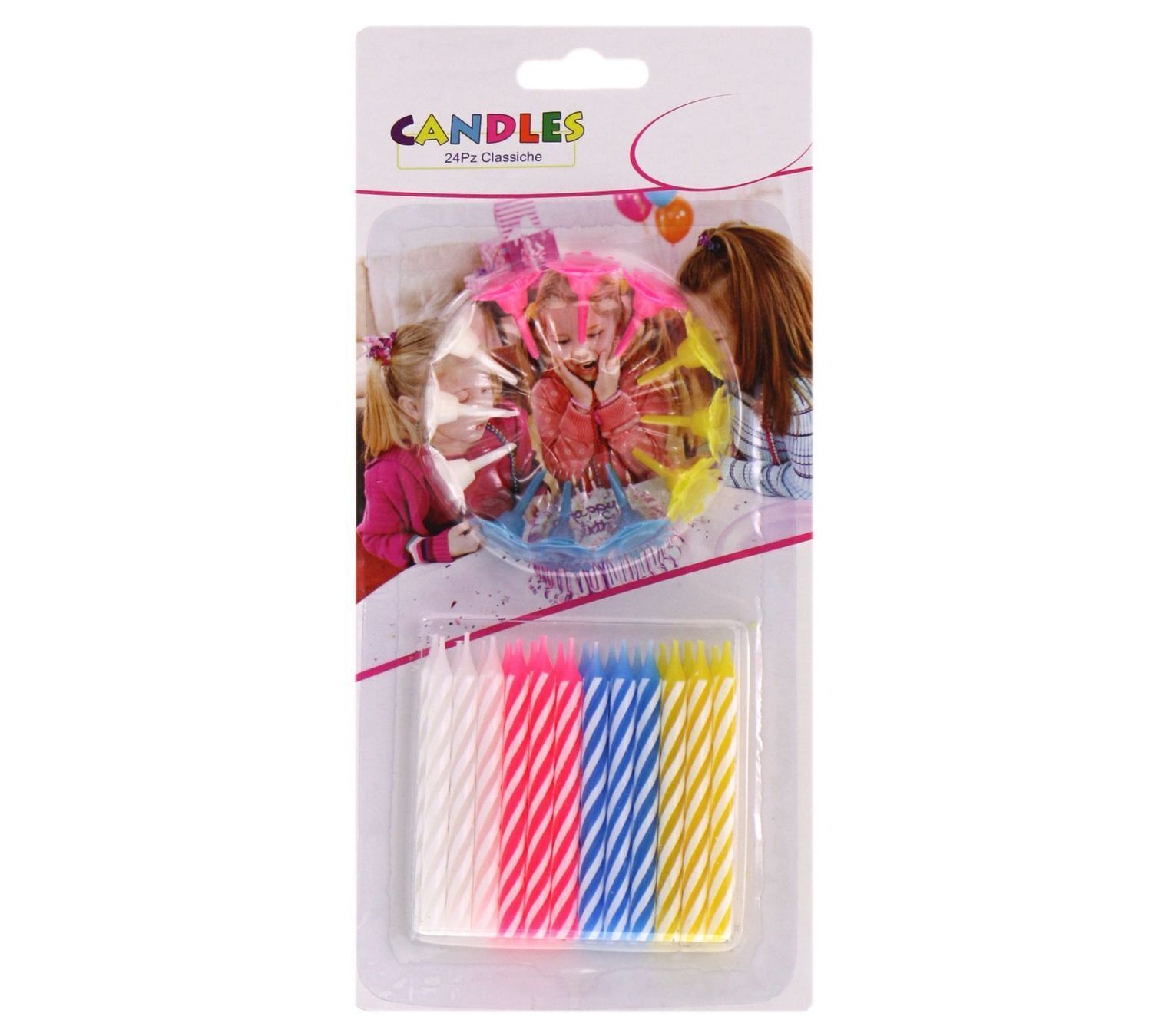 CANDELINE MULTICOLORE PZ24