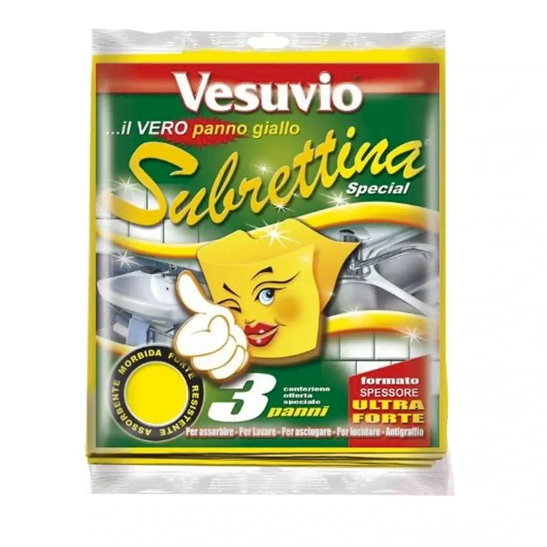 VESUVIO PANNO SUBRETTINA 3PZ GIALLO