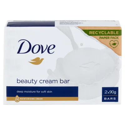 DOVE SAPONE 90GR X2 BEAUTY CREAM BAR