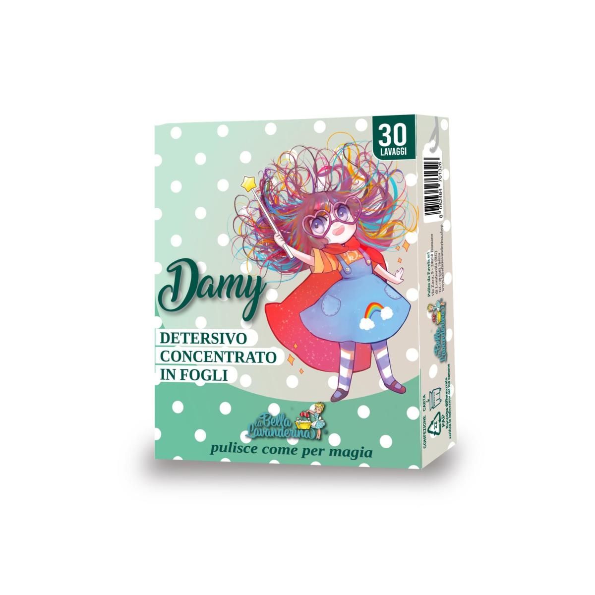 DAMY DETERSIVO COMCENTRATO IN FOGLI 30PZ