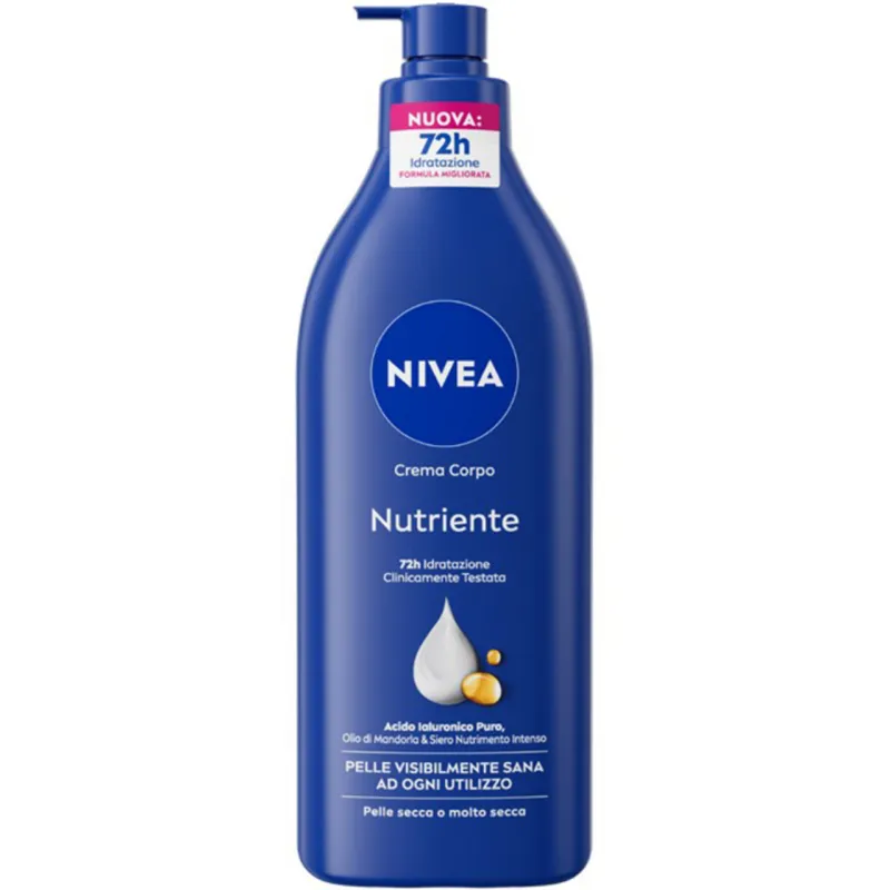 NIVEA BODY FLUIDA 500 ML.PUMP NUTR.P/SEC