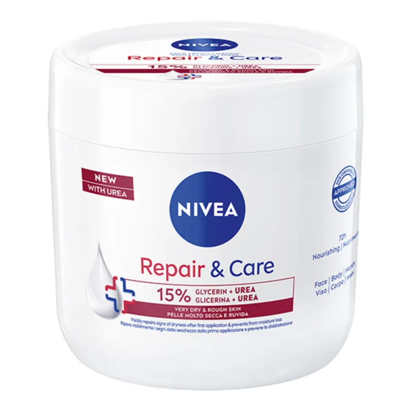 NIVEA CREMA REPAIR&amp;CARE UREA VASO 400 ML