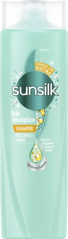 SUNSILK SHAMPOO 250ML NEW WAVES ONDE