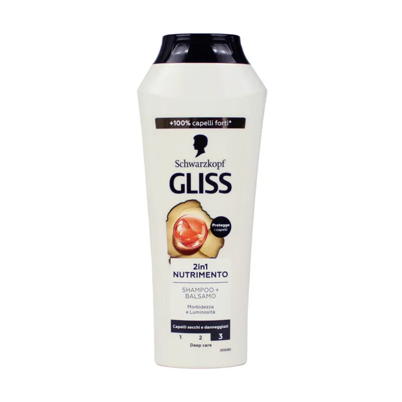 GLISS SH+BAL.2in1 NUTRIMENTO C/SEC.250ml