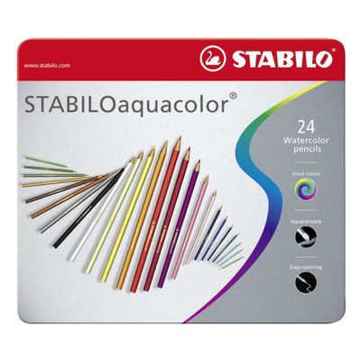 PASTELLI STABILO AQUACOLOR 24PZ