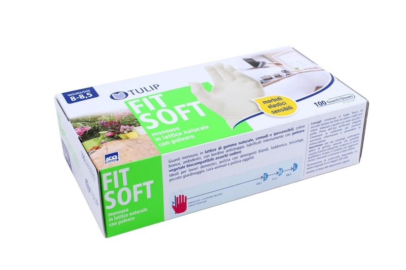GUANTI TULIP LATTICE C\POLVERE PZ 100 L