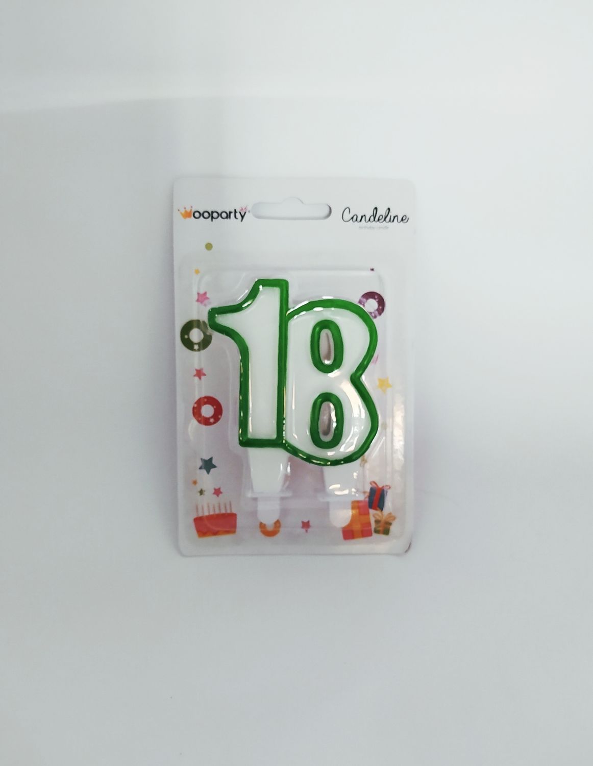 CANDELA NUMERO 18 VERDE