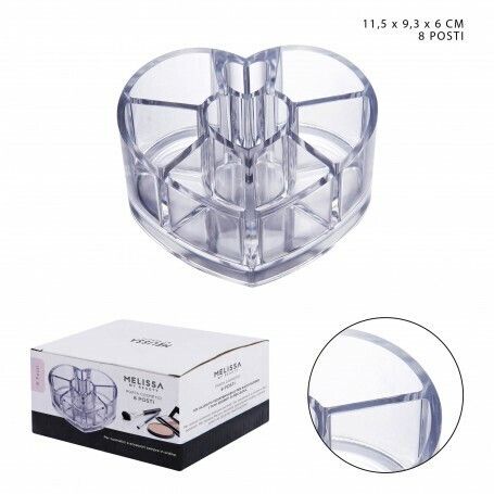 PORTACOSMETICI  8 POSTI 11,5X9,3X6 CM