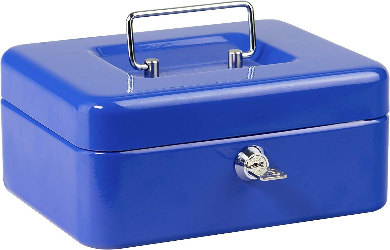 CASSETTA PORTAVALORI MET. 12.5X9.5X6CM