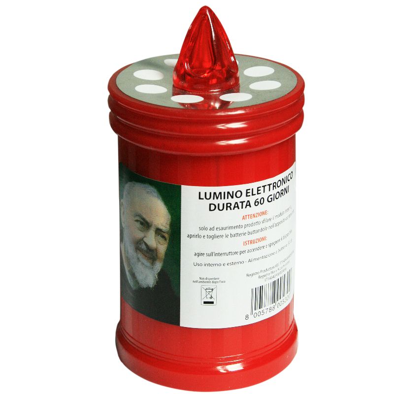 LUMINO ELETTRICO 60GIORNI ROSSO
