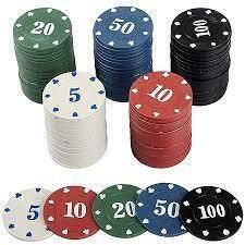 FICHES DA POKER 100PZ