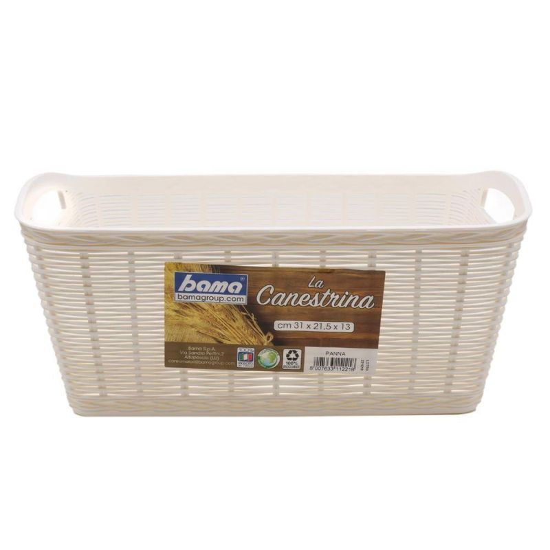 CESTINO CANESTRINA PANNA 24X14