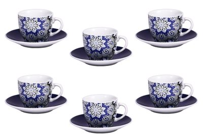TAZZA CAFFE' SOLE BLU CONF.8 90CC