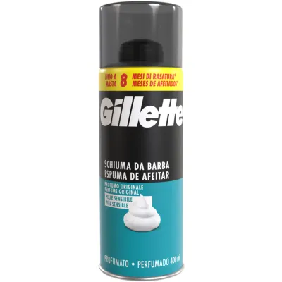 GILLETTE SCHIUMA 400ML SENSIBILE