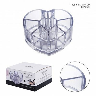 PORTACOSMETICI  8 POSTI 11,5X9,3X6 CM