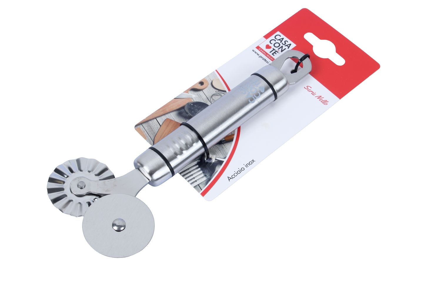 ROTELLA TAGLIAPASTA ACCIAIO 17X6.7CM