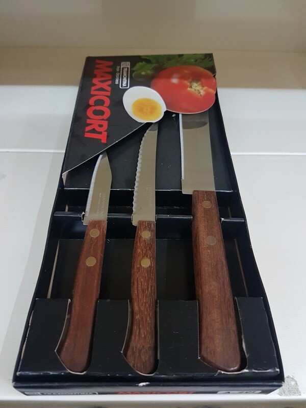 COLTELLI CUCINA 3PZ ART.A291 TRAMONTINA