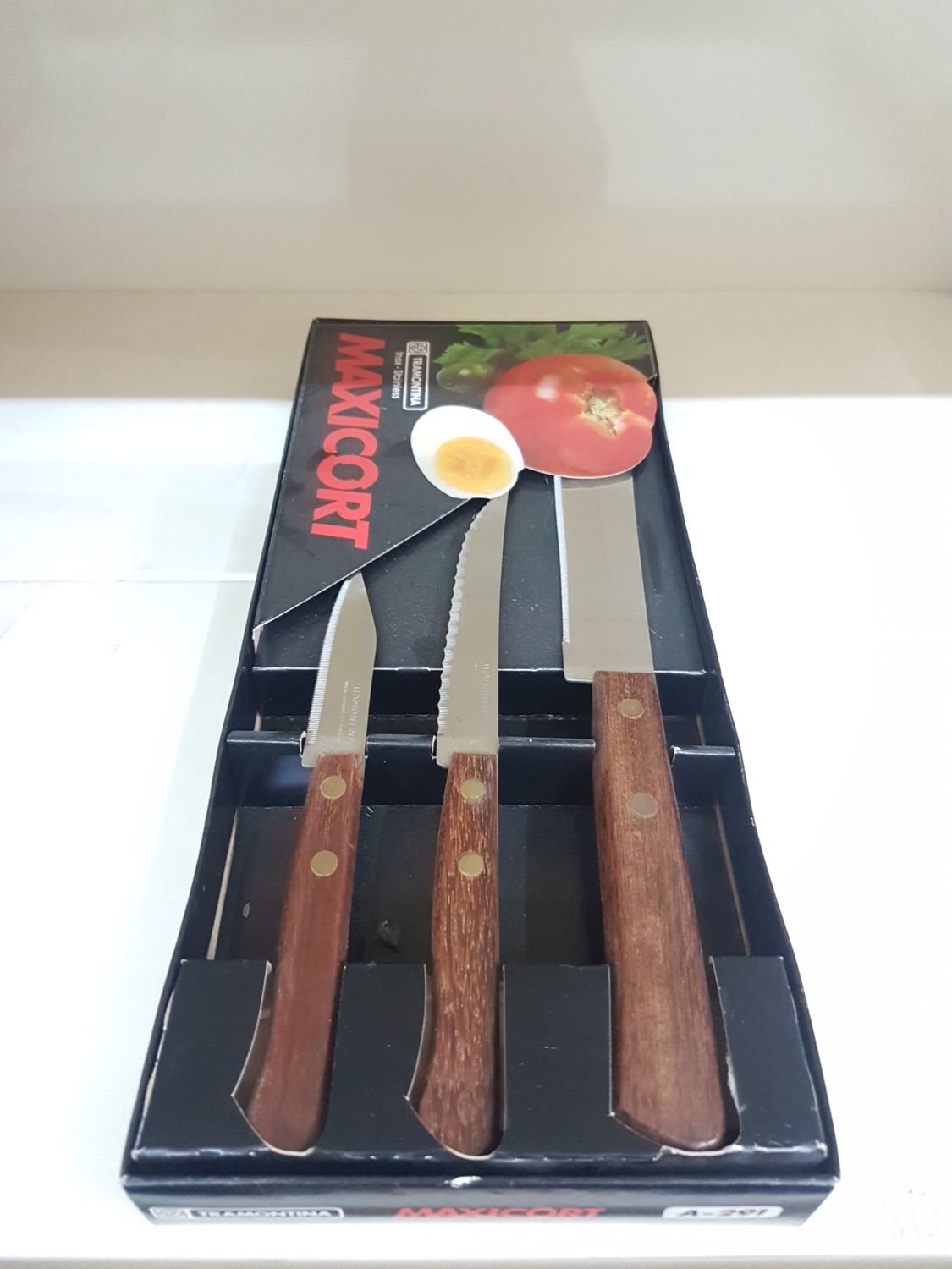 COLTELLI CUCINA 3PZ ART.A291 TRAMONTINA