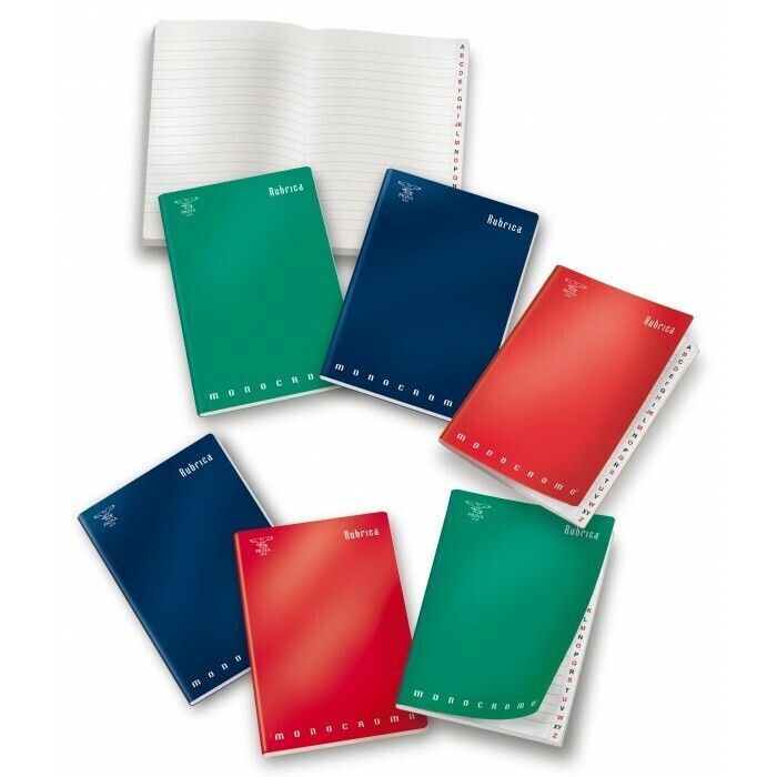 RUBRICA 80PG MONOCROMO 15X21
