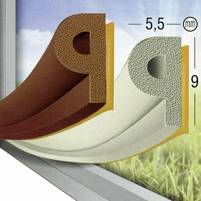 PARAFREDDO STRIP ADESIVO MARRONE 6 M
